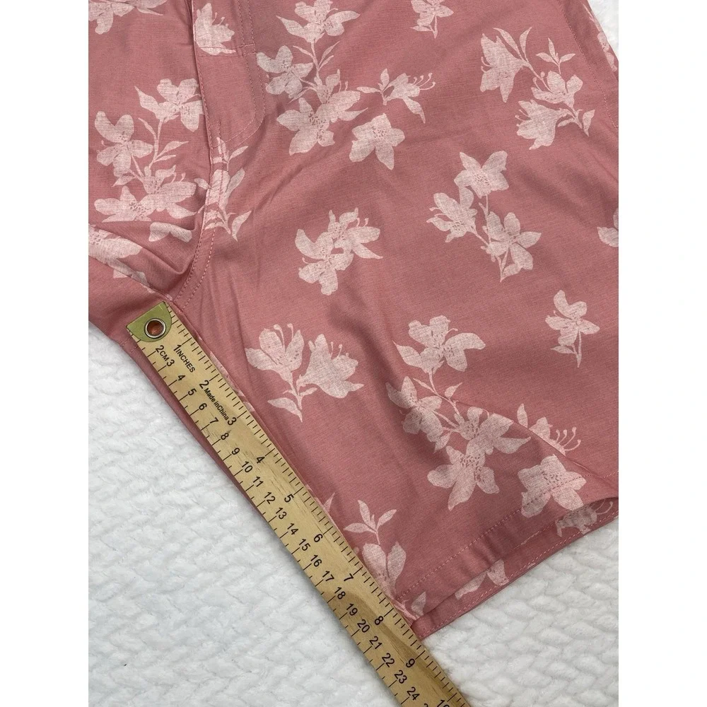 Travis Mathew Men's Board Shorts Macadamia Nut Heather Blush Pink Size 34‎ NWT